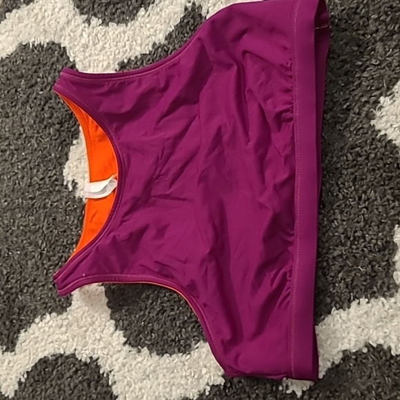 Athleta sz small pink and orange sz small new sports bra WL176 - Picture 1 of 3